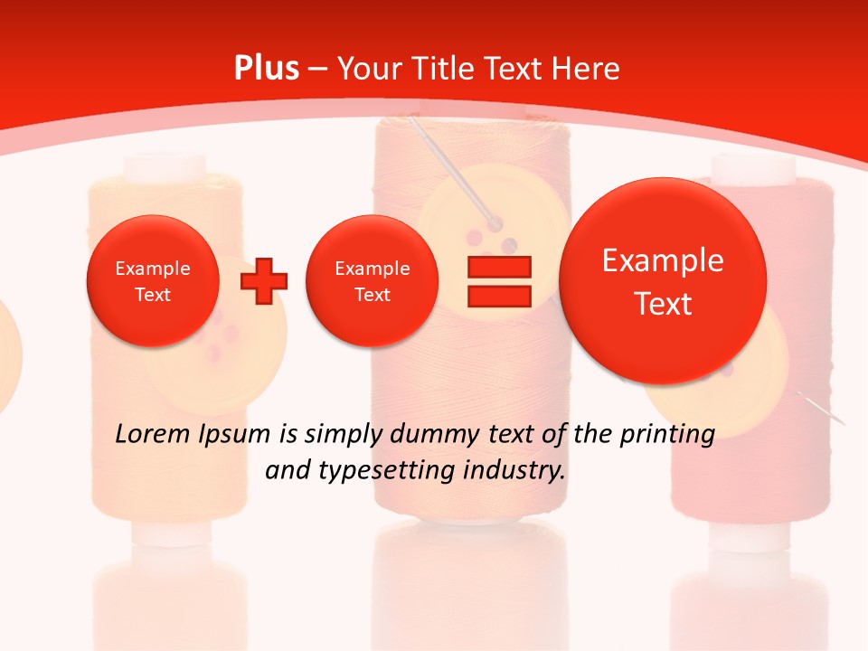 Single Spool Yarn PowerPoint Template