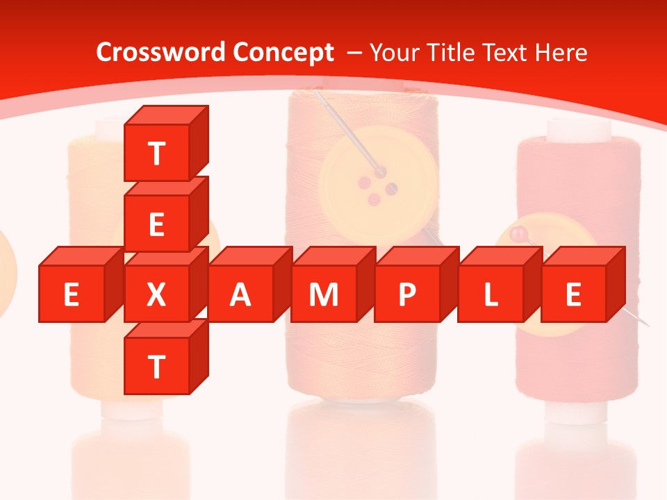 Single Spool Yarn PowerPoint Template