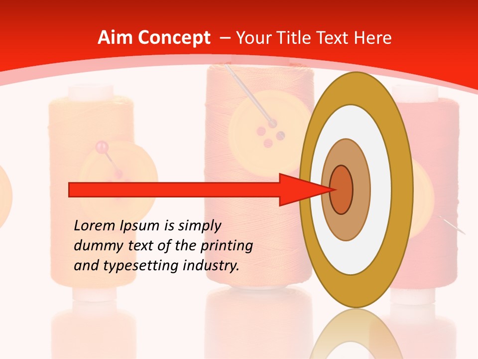 Single Spool Yarn PowerPoint Template