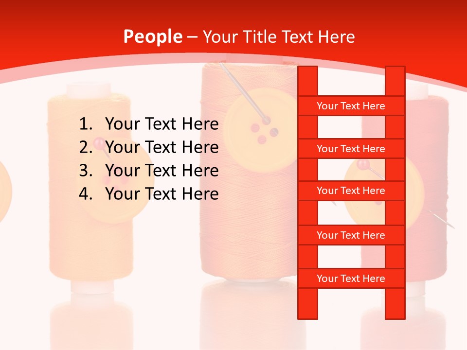 Single Spool Yarn PowerPoint Template