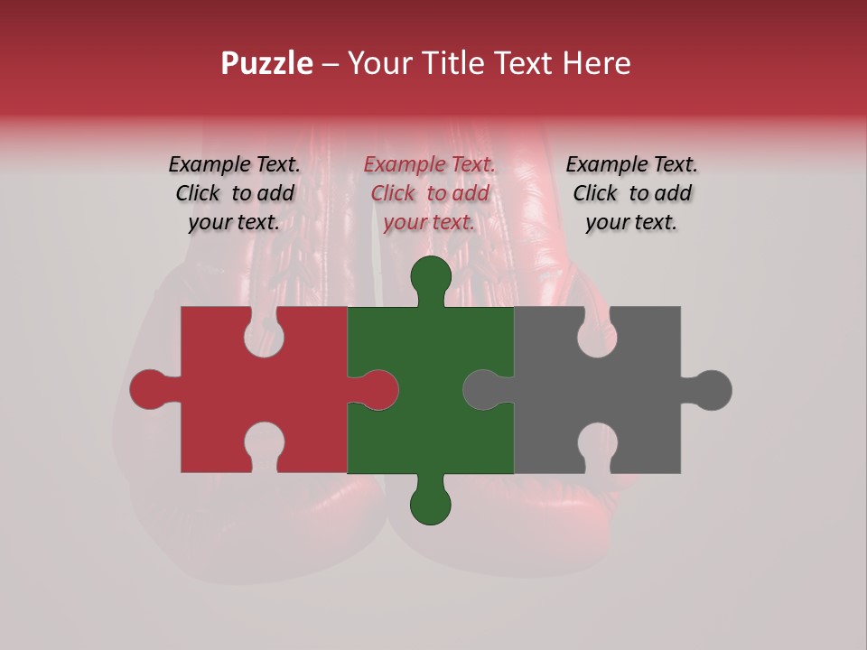 Kickboxing Hit Thai PowerPoint Template