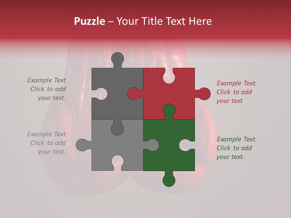 Kickboxing Hit Thai PowerPoint Template