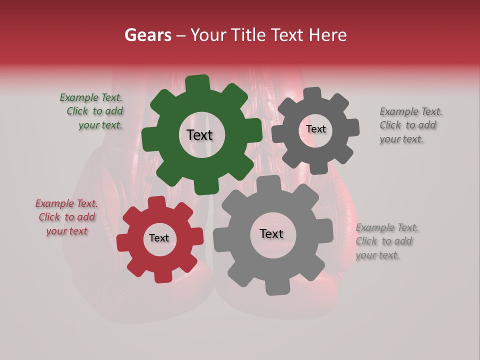 Kickboxing Hit Thai PowerPoint Template