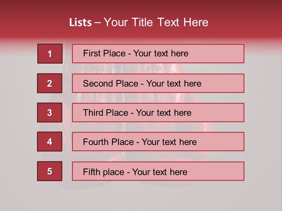 Kickboxing Hit Thai PowerPoint Template