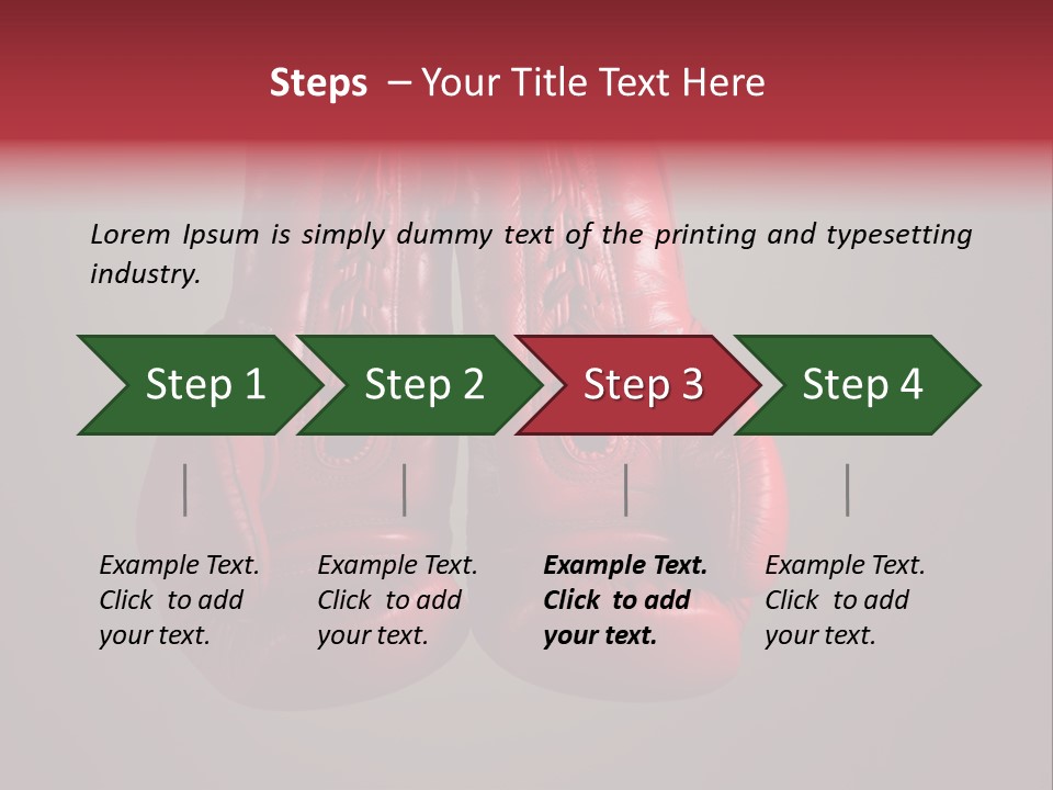 Kickboxing Hit Thai PowerPoint Template