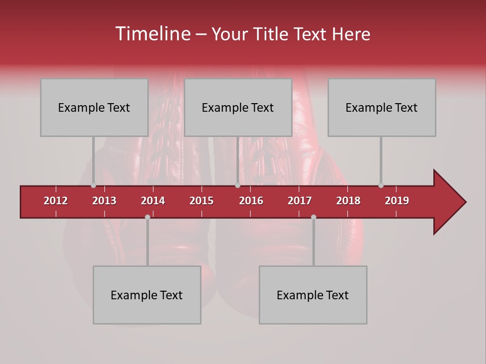 Kickboxing Hit Thai PowerPoint Template