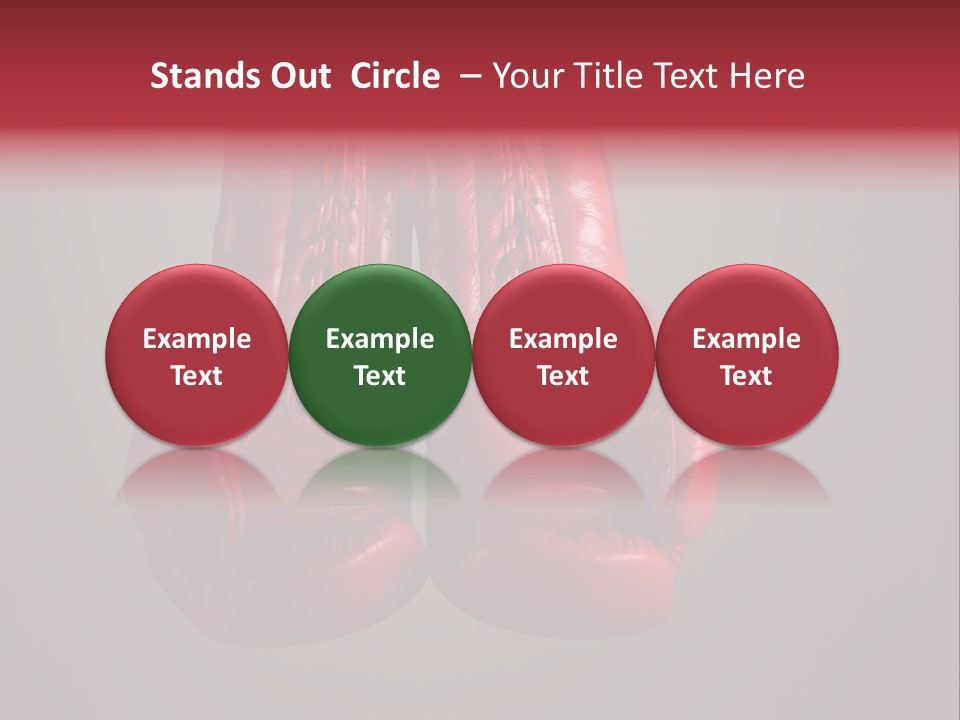 Kickboxing Hit Thai PowerPoint Template