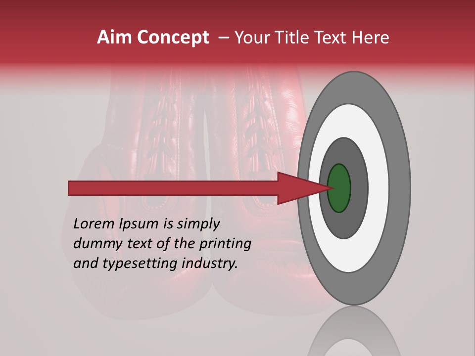 Kickboxing Hit Thai PowerPoint Template