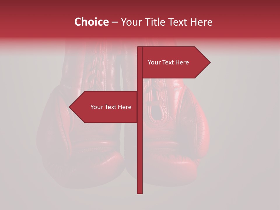 Kickboxing Hit Thai PowerPoint Template