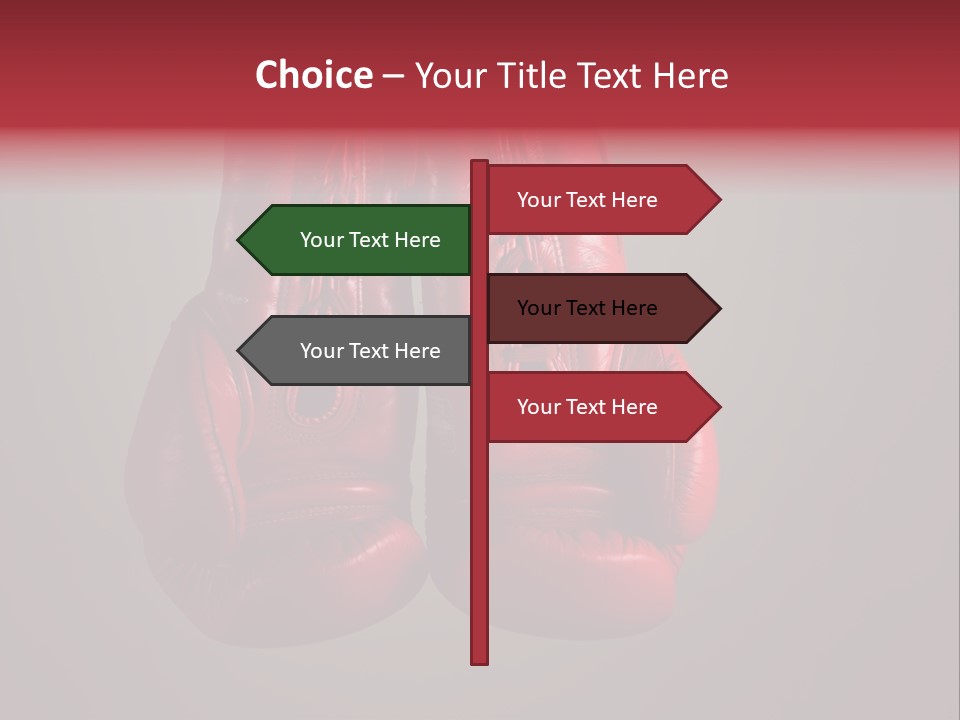 Kickboxing Hit Thai PowerPoint Template