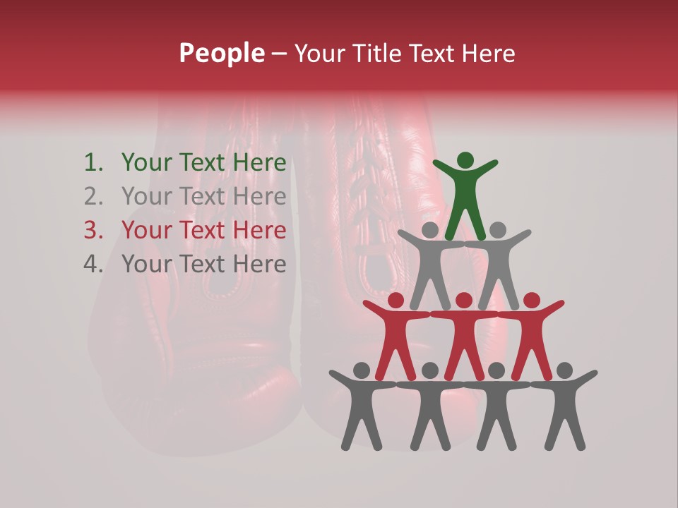 Kickboxing Hit Thai PowerPoint Template