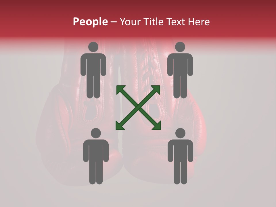 Kickboxing Hit Thai PowerPoint Template