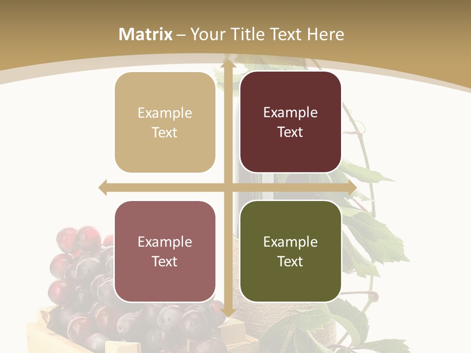 Bottle Still Wooden PowerPoint Template