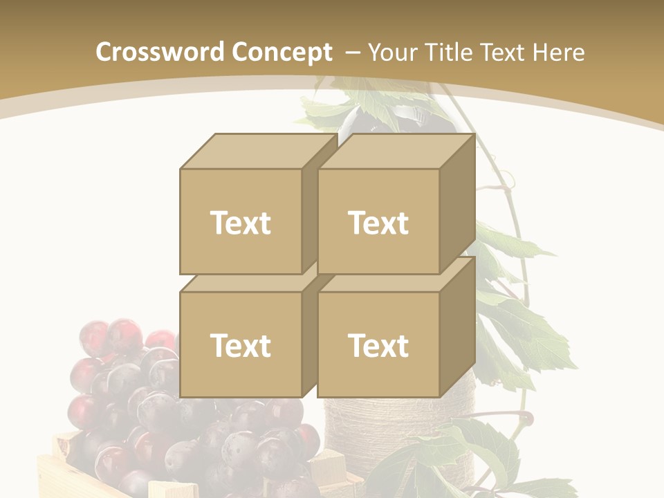 Bottle Still Wooden PowerPoint Template