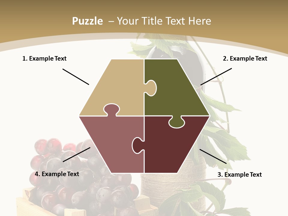 Bottle Still Wooden PowerPoint Template