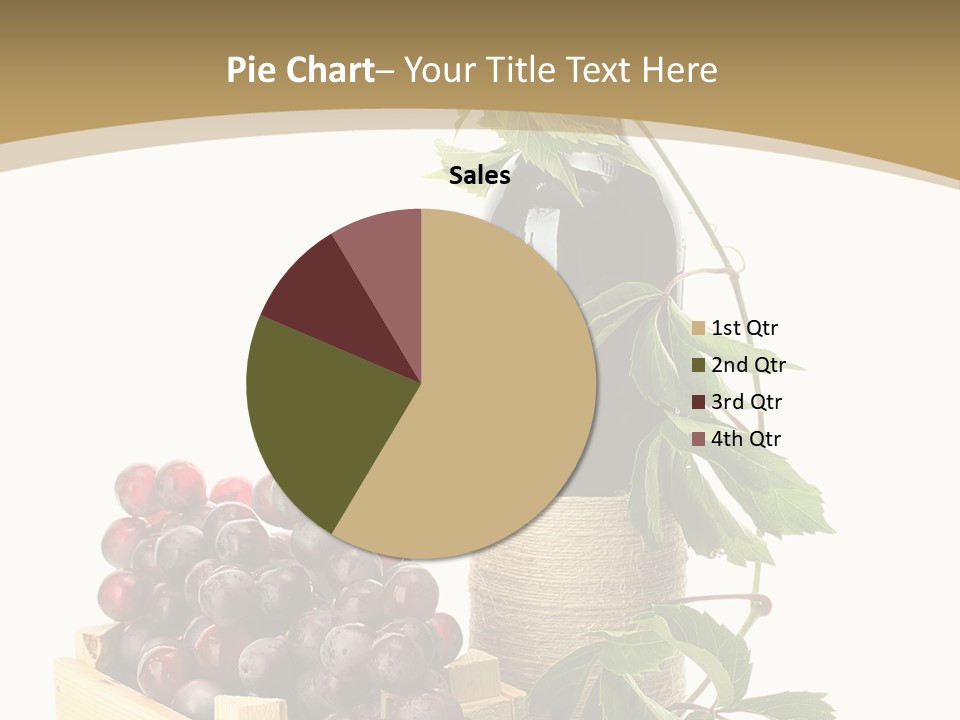 Bottle Still Wooden PowerPoint Template