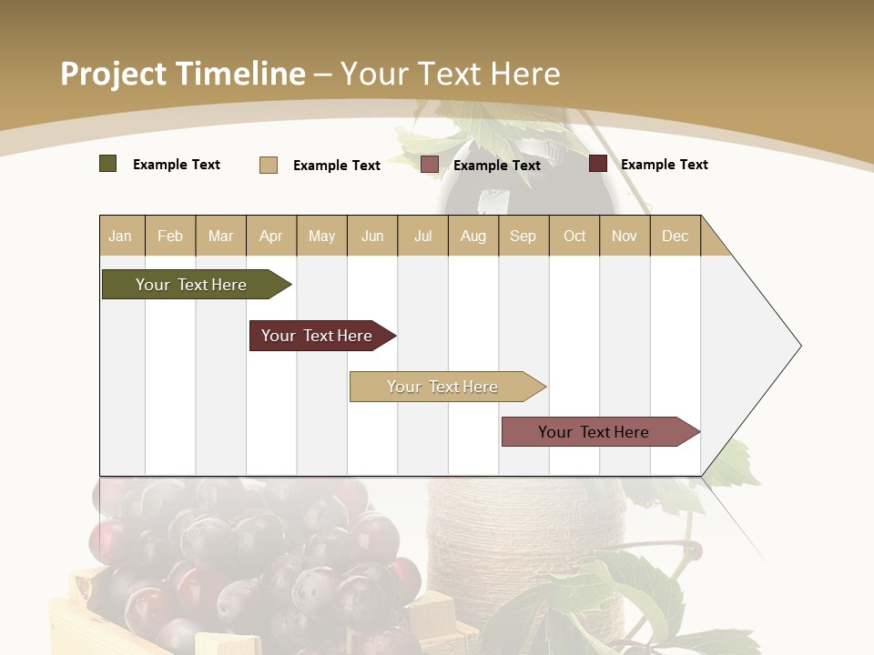 Bottle Still Wooden PowerPoint Template