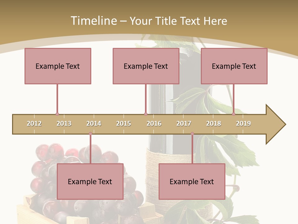 Bottle Still Wooden PowerPoint Template