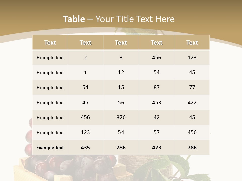 Bottle Still Wooden PowerPoint Template