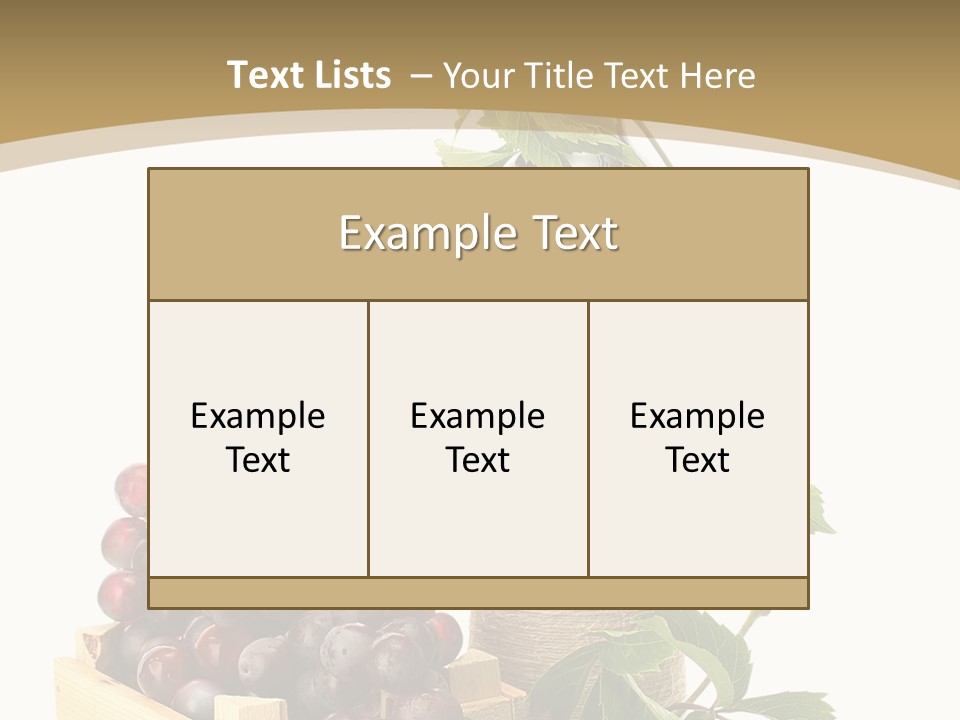 Bottle Still Wooden PowerPoint Template