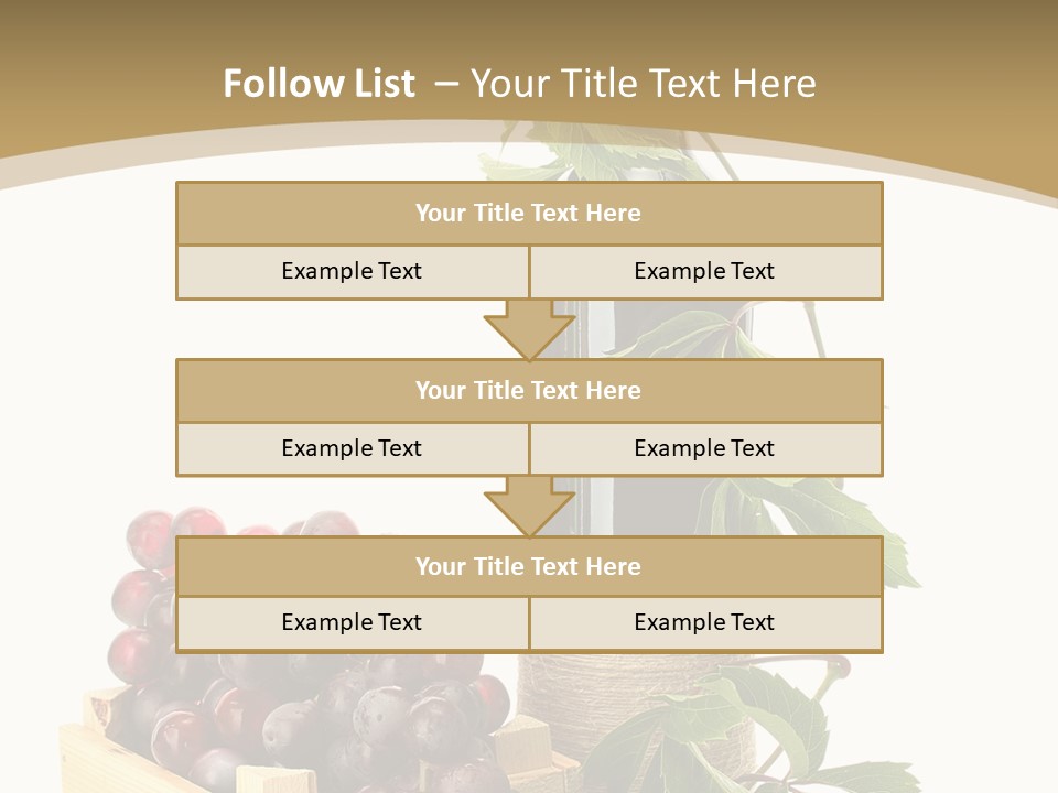 Bottle Still Wooden PowerPoint Template