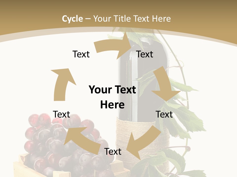 Bottle Still Wooden PowerPoint Template