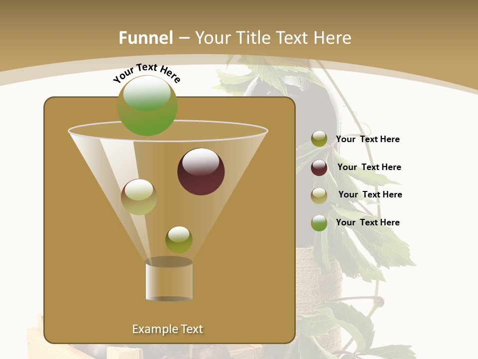 Bottle Still Wooden PowerPoint Template