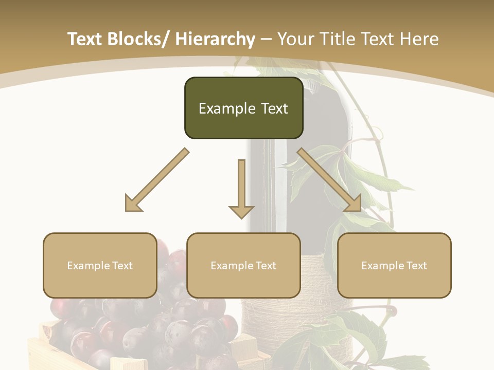 Bottle Still Wooden PowerPoint Template