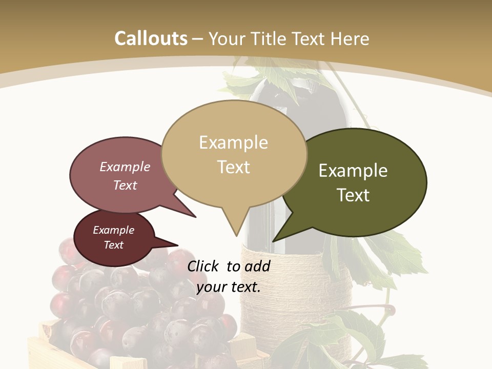 Bottle Still Wooden PowerPoint Template