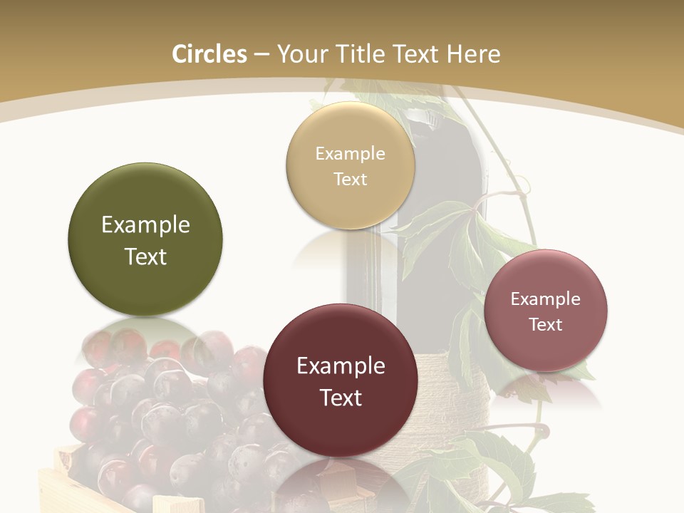 Bottle Still Wooden PowerPoint Template