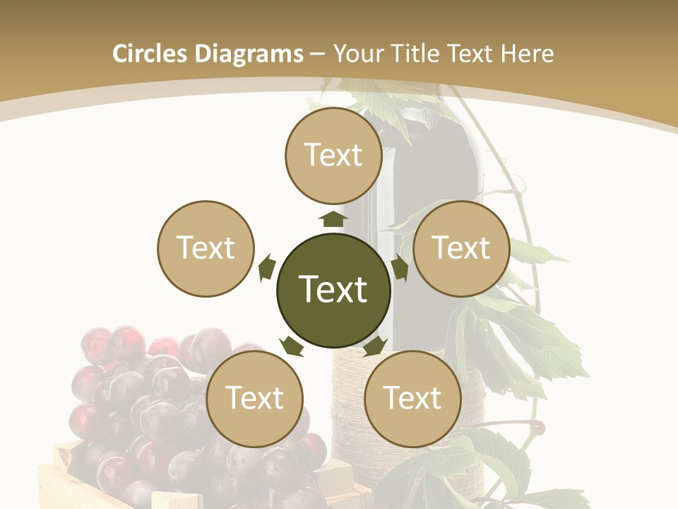 Bottle Still Wooden PowerPoint Template