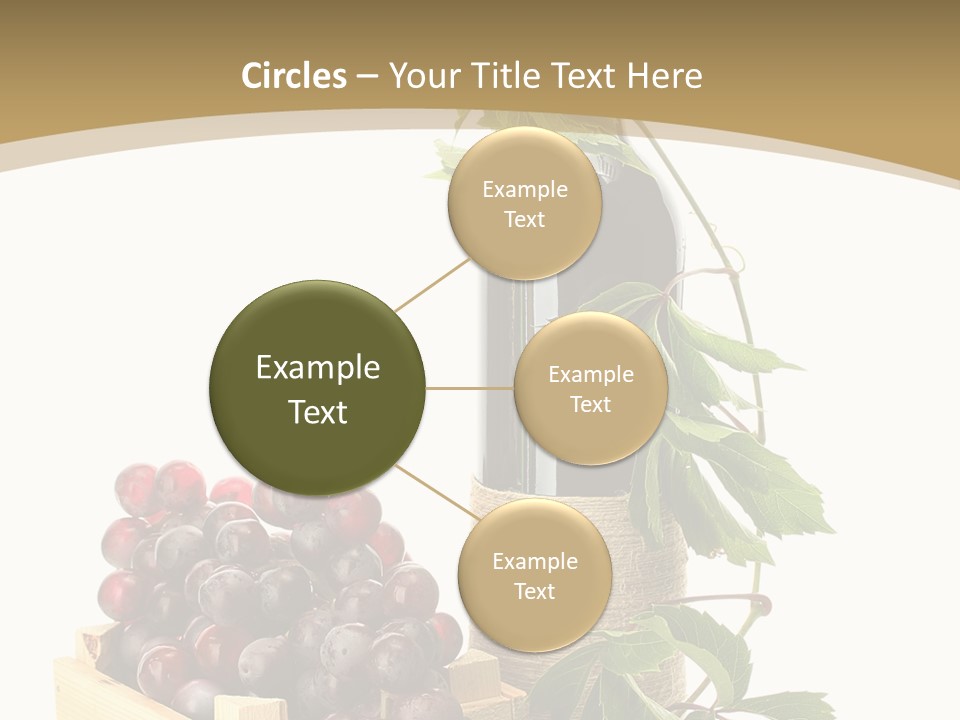 Bottle Still Wooden PowerPoint Template