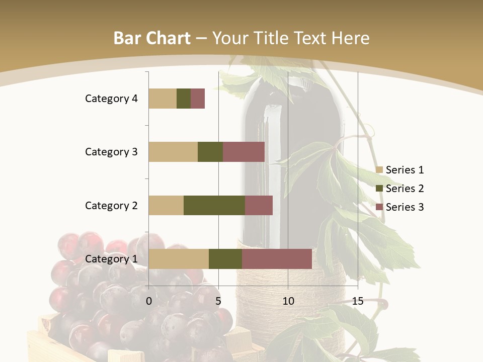 Bottle Still Wooden PowerPoint Template