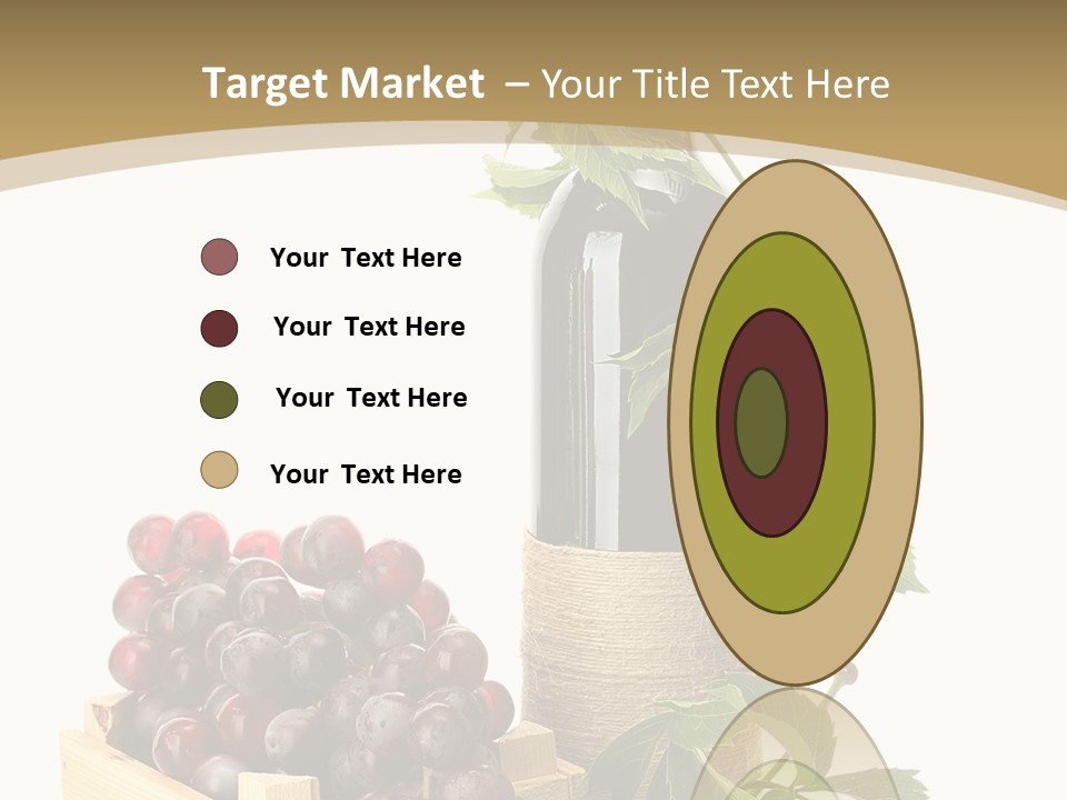 Bottle Still Wooden PowerPoint Template