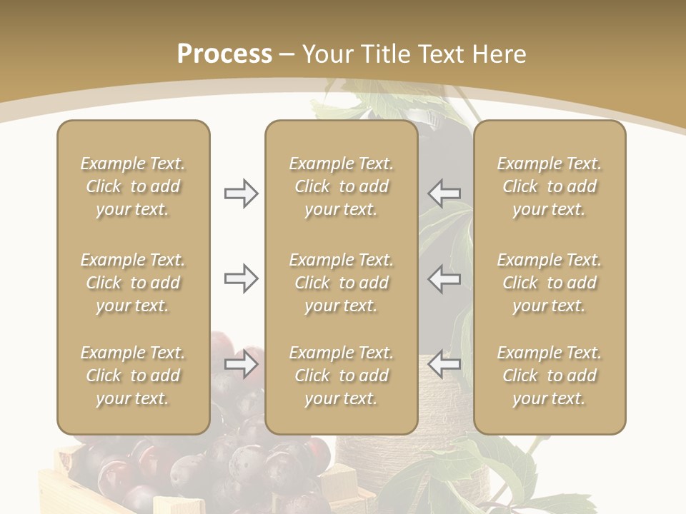 Bottle Still Wooden PowerPoint Template