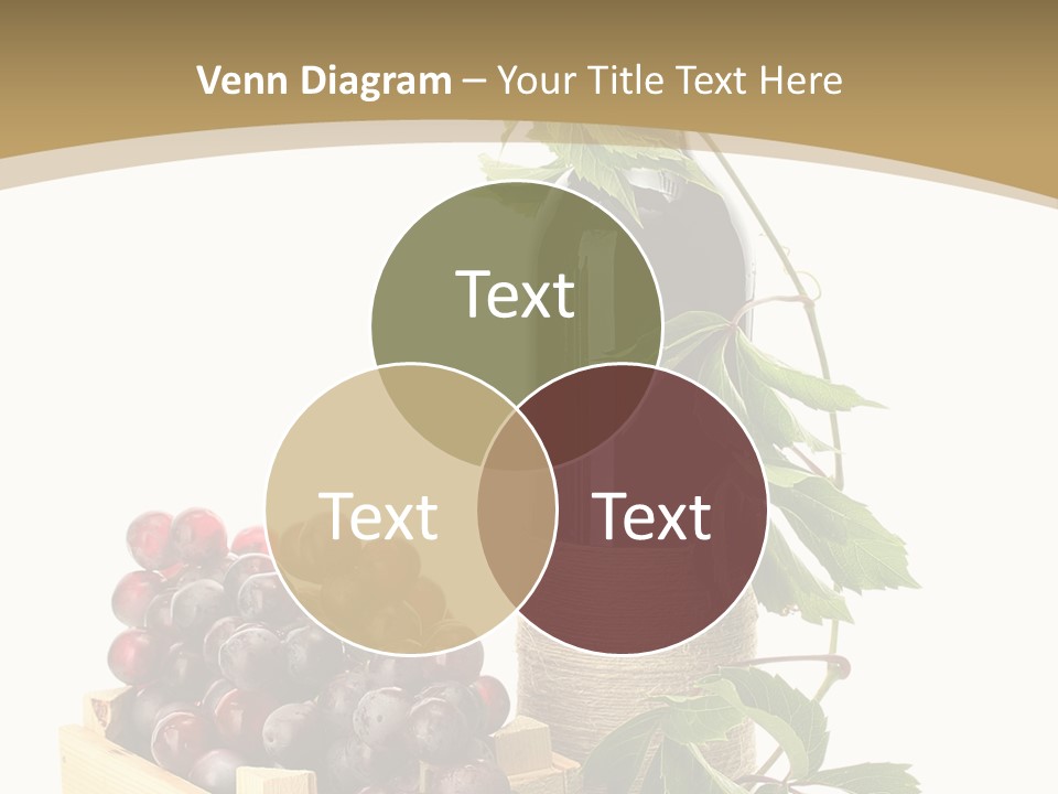 Bottle Still Wooden PowerPoint Template