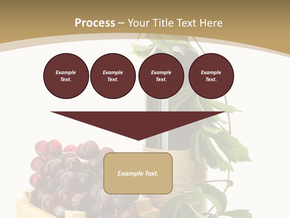 Bottle Still Wooden PowerPoint Template