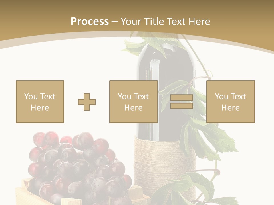 Bottle Still Wooden PowerPoint Template