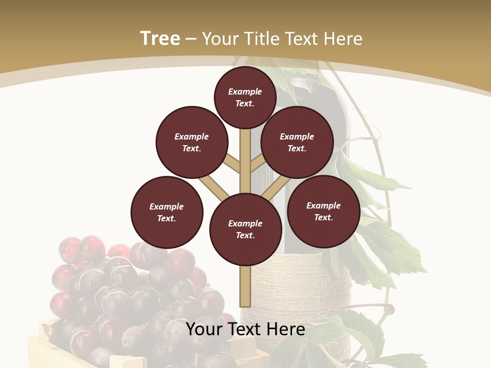 Bottle Still Wooden PowerPoint Template