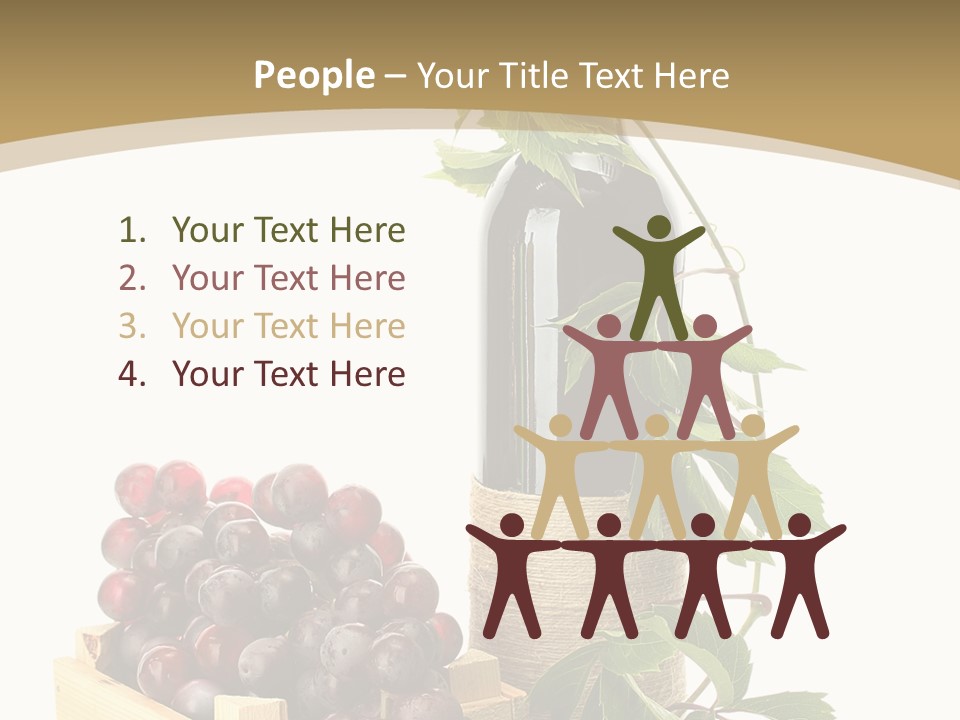 Bottle Still Wooden PowerPoint Template