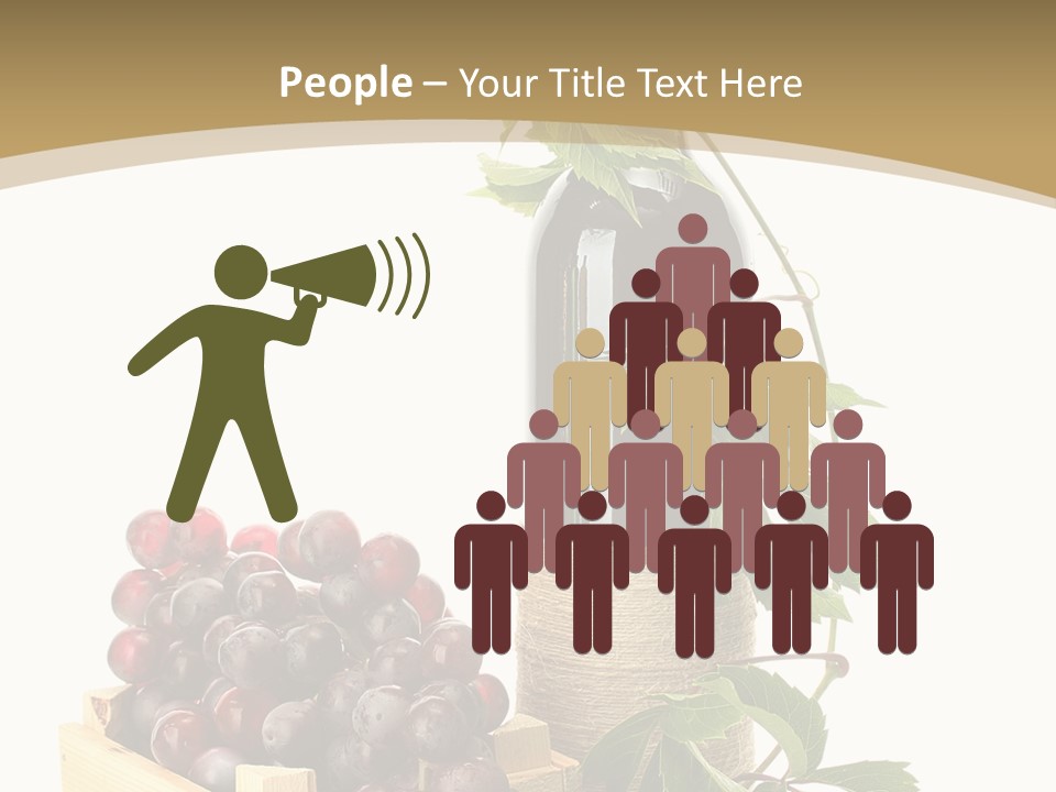 Bottle Still Wooden PowerPoint Template