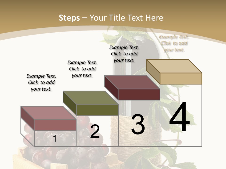 Bottle Still Wooden PowerPoint Template