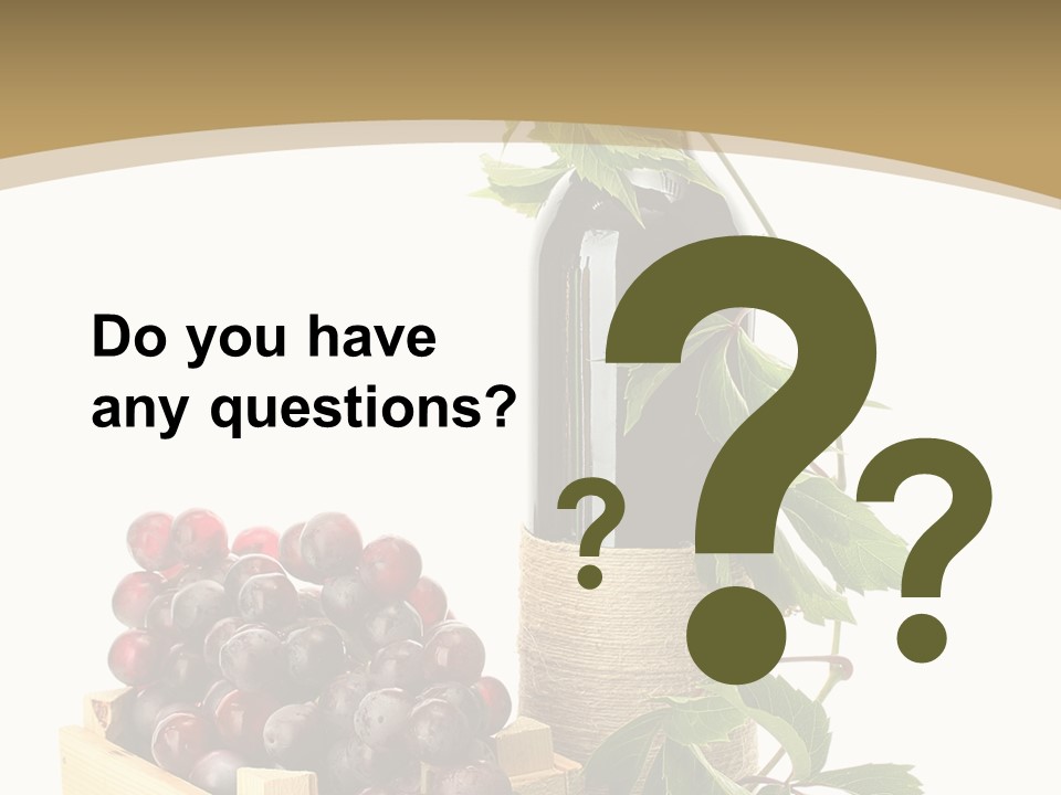 Bottle Still Wooden PowerPoint Template