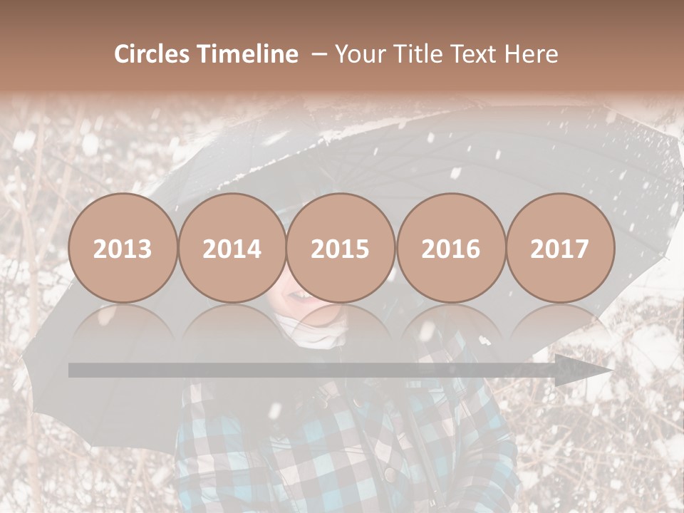 White Flake Background PowerPoint Template