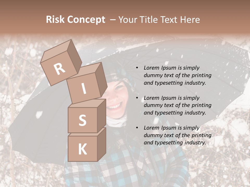 White Flake Background PowerPoint Template