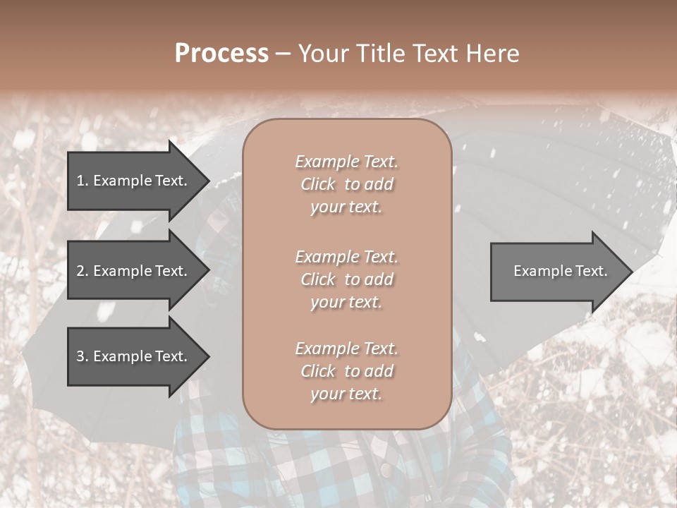 White Flake Background PowerPoint Template