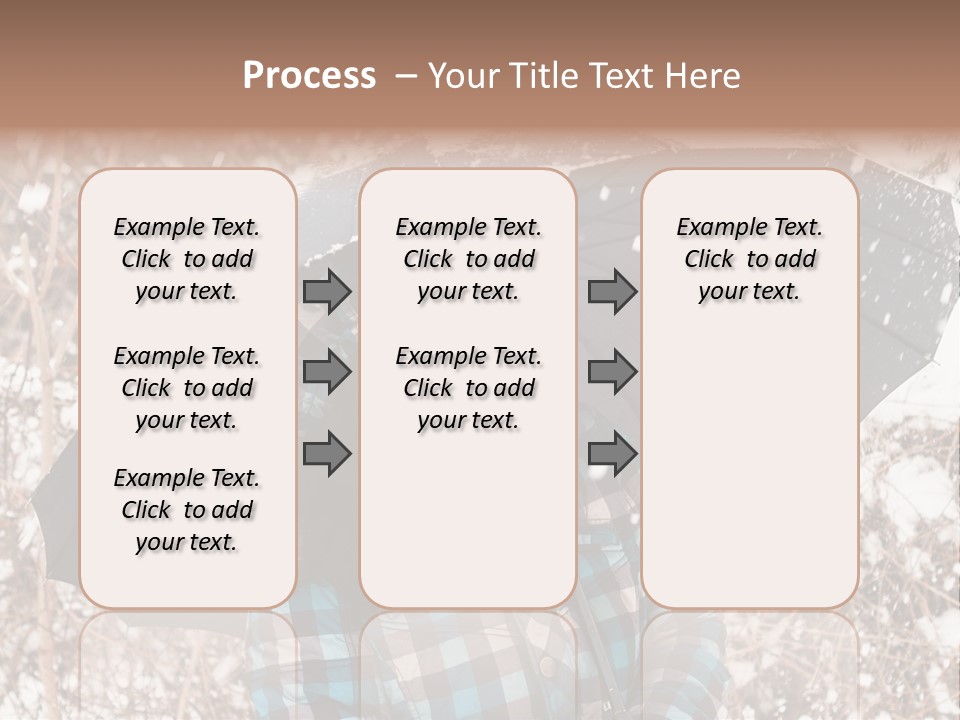 White Flake Background PowerPoint Template