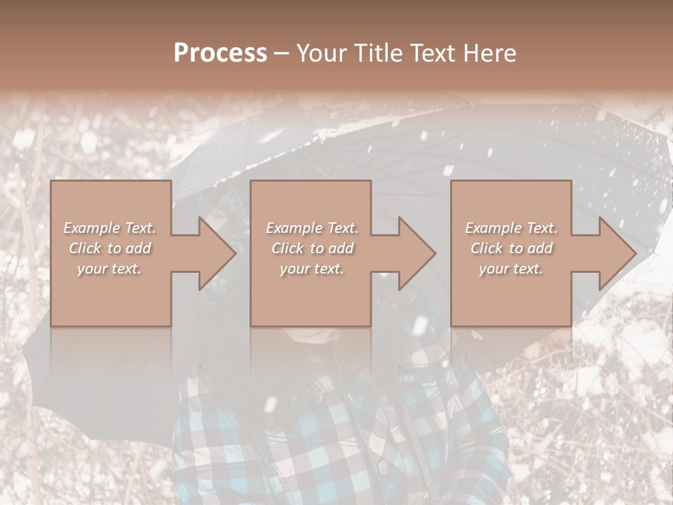 White Flake Background PowerPoint Template