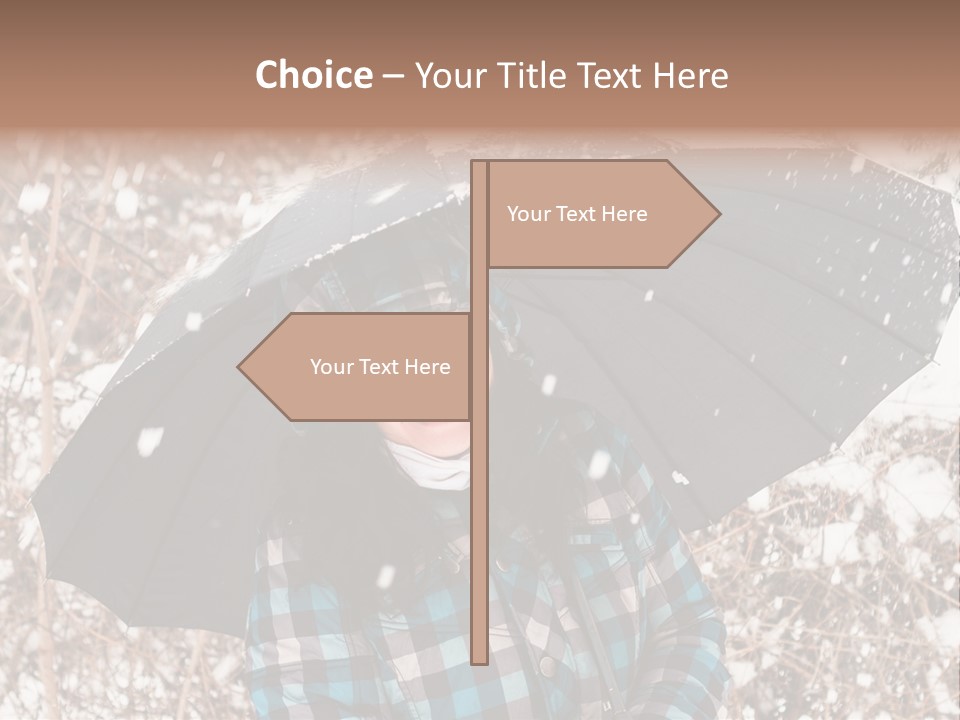 White Flake Background PowerPoint Template