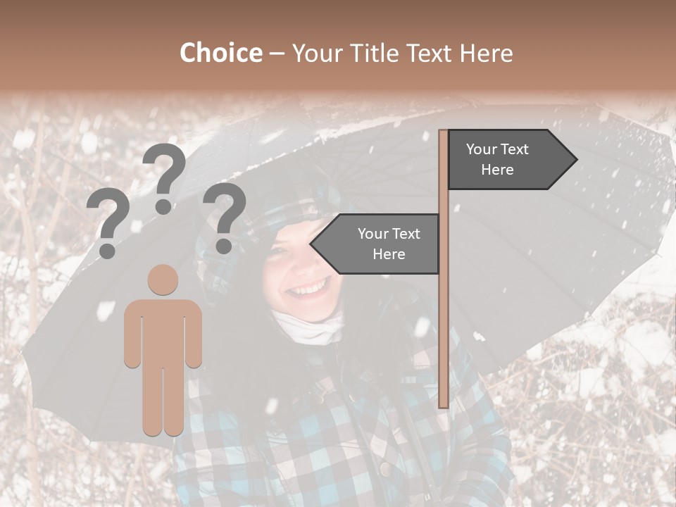 White Flake Background PowerPoint Template